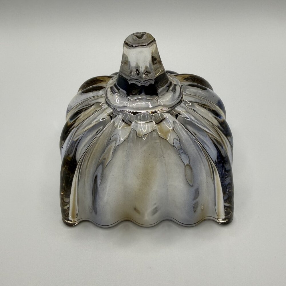 Pumpkin Glass Butter Dish - Picture 7 of 9